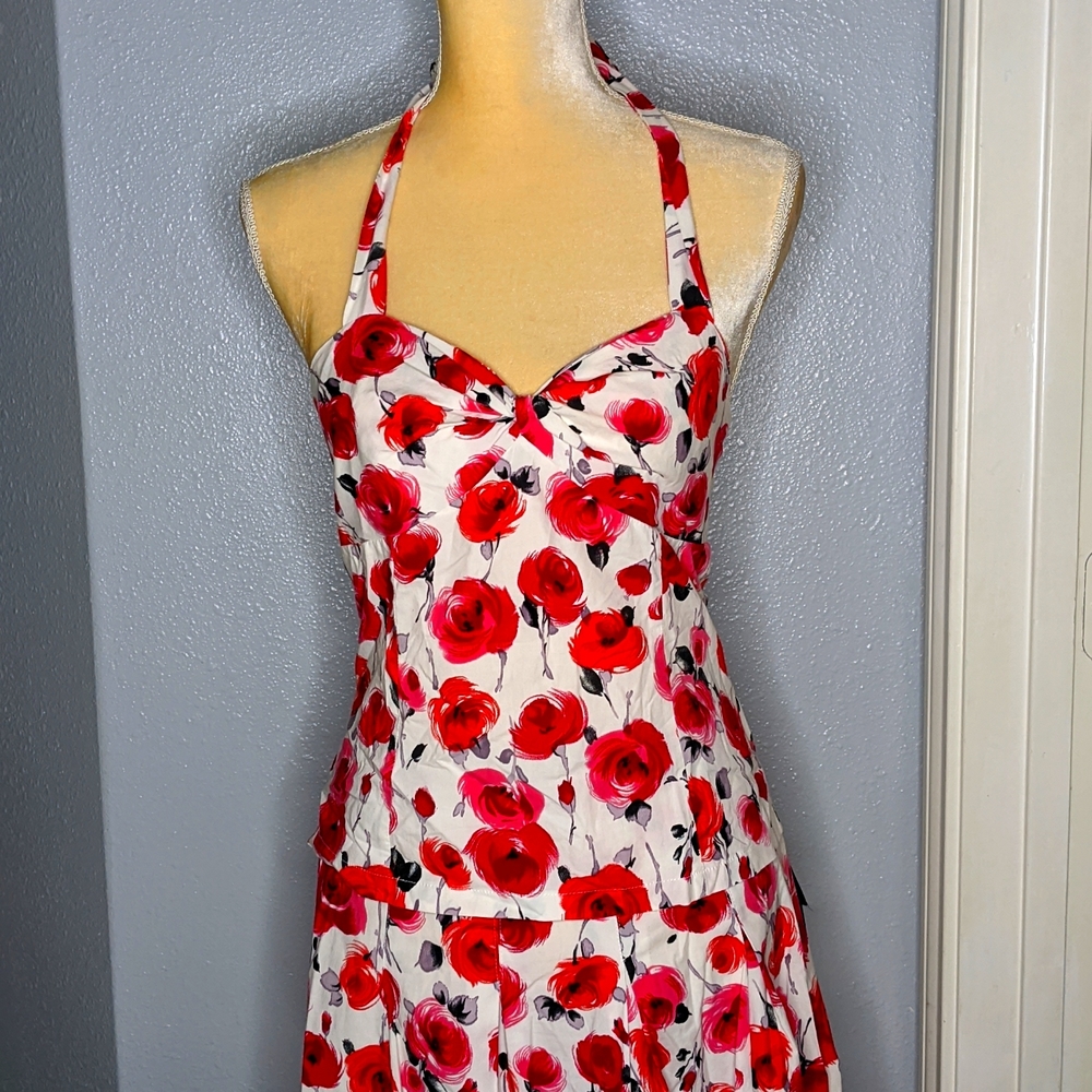 Rose top and skirt